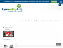Tablet Screenshot of lynnvalleylife.com